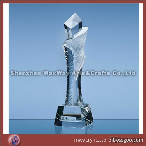 Transparent Large Promotional Souvenir Trophy